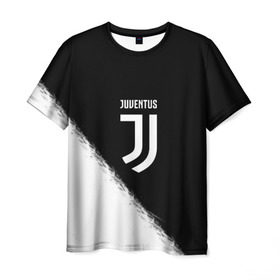 Мужская футболка 3D с принтом JUVENTUS в Белгороде, 100% полиэфир | прямой крой, круглый вырез горловины, длина до линии бедер | italia | juve | juventus | sport | италия | спорт | спортивная форма | футбол | футбольный | чемпионат | ювентус