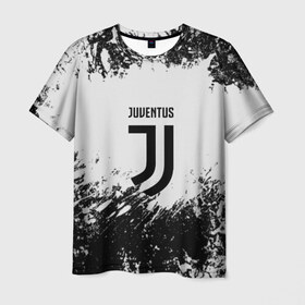 Мужская футболка 3D с принтом Juventus в Белгороде, 100% полиэфир | прямой крой, круглый вырез горловины, длина до линии бедер | Тематика изображения на принте: italia | juve | juventus | sport | италия | спорт | спортивная форма | футбол | футбольный | чемпионат | ювентус