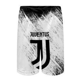 Детские спортивные шорты 3D с принтом Juventus в Белгороде,  100% полиэстер
 | пояс оформлен широкой мягкой резинкой, ткань тянется
 | italia | juve | juventus | sport | италия | спорт | спортивная форма | футбол | футбольный | чемпионат | ювентус