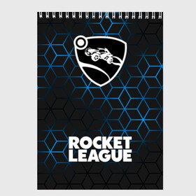 Скетчбук с принтом ROCKET LEAGUE в Белгороде, 100% бумага
 | 48 листов, плотность листов — 100 г/м2, плотность картонной обложки — 250 г/м2. Листы скреплены сверху удобной пружинной спиралью | league | rocket | rocket league | rocket trade | лига трейд | рокет лиг | рокет лига | рокет лига вещи | рокет лига гараж. | рокет лига д | рокет лиги | рокет трейд