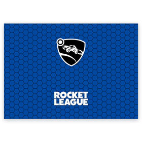Поздравительная открытка с принтом ROCKET LEAGUE в Белгороде, 100% бумага | плотность бумаги 280 г/м2, матовая, на обратной стороне линовка и место для марки
 | league | rocket | rocket league | rocket trade | лига трейд | рокет лиг | рокет лига | рокет лига вещи | рокет лига гараж. | рокет лига д | рокет лиги | рокет трейд