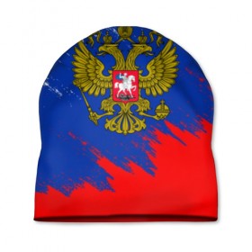 Шапка 3D с принтом RUSSIA SPORT в Белгороде, 100% полиэстер | универсальный размер, печать по всей поверхности изделия | fc | football | football club | patriot | russia | sport | патриотизм | россия | спорт | спортивные | униформа | фирменные цвета | фк | футбол | футбольный клуб | я русский