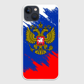 Чехол для iPhone 13 с принтом RUSSIA SPORT в Белгороде,  |  | fc | football | football club | patriot | russia | sport | патриотизм | россия | спорт | спортивные | униформа | фирменные цвета | фк | футбол | футбольный клуб | я русский