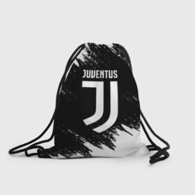 Рюкзак-мешок 3D с принтом JUVENTUS SPORT в Белгороде, 100% полиэстер | плотность ткани — 200 г/м2, размер — 35 х 45 см; лямки — толстые шнурки, застежка на шнуровке, без карманов и подкладки | cr7 | fc | football | football club | juve | juventus | ronaldo | sport | роналдо | спорт | спортивные | униформа | фирменные цвета | фк | футбол | футбольный клуб | ювентус