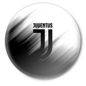 Значок с принтом JUVENTUS SPORT в Белгороде,  металл | круглая форма, металлическая застежка в виде булавки | cr7 | fc | football | football club | juve | juventus | ronaldo | sport | роналдо | спорт | спортивные | униформа | фирменные цвета | фк | футбол | футбольный клуб | ювентус