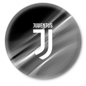 Значок с принтом JUVENTUS SPORT в Белгороде,  металл | круглая форма, металлическая застежка в виде булавки | cr7 | fc | football | football club | juve | juventus | ronaldo | sport | роналдо | спорт | спортивные | униформа | фирменные цвета | фк | футбол | футбольный клуб | ювентус