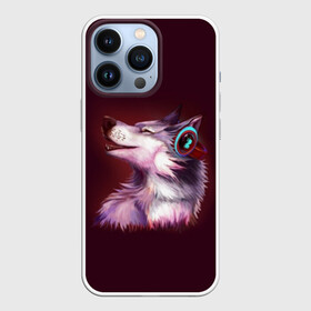 Чехол для iPhone 13 Pro с принтом Волк в Белгороде,  |  | волк | животные | игры | музыка | наушники | собака | хаски