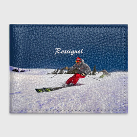 Обложка для студенческого билета с принтом Rossignol в Белгороде, натуральная кожа | Размер: 11*8 см; Печать на всей внешней стороне | france | movement | rossignol | snow | speed | вершина | горные лыжи | горы | движение | скорость | снег | франция