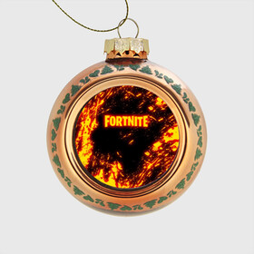 Стеклянный ёлочный шар с принтом FORTNITE FIRE STORM в Белгороде, Стекло | Диаметр: 80 мм | Тематика изображения на принте: 2019 | armor | armour | cybersport | esport | fire | flame | fortnite | game | llama | logo | броня | игра | киберспорт | лама | огонь | фиолетовый | фирменные цвета | фортнайт