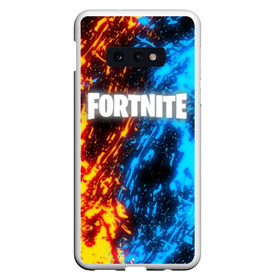 Чехол для Samsung S10E с принтом FORTNITE BATTLE STORM в Белгороде, Силикон | Область печати: задняя сторона чехла, без боковых панелей | 2019 | armor | armour | cybersport | esport | fortnite | game | llama | logo | броня | игра | киберспорт | лама | фиолетовый | фирменные цвета | фортнайт