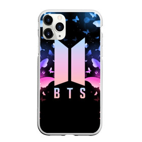 Чехол для iPhone 11 Pro Max матовый с принтом BTS BUTTERFLIES в Белгороде, Силикон |  | bangtan boys | bt21 | bts | bts army | bts stickers | butterflies | j hope | jimin | jin | jungkook | k pop | rap monster | rapmon | suga | v | бабочки | бтс | корея | стикеры bts