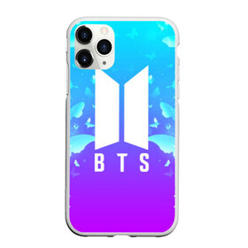 Чехол для iPhone 11 Pro Max матовый с принтом BTS BUTTERFLIES в Белгороде, Силикон |  | bangtan boys | bt21 | bts | bts army | bts stickers | butterflies | j hope | jimin | jin | jungkook | k pop | rap monster | rapmon | suga | v | бабочки | бтс | корея | стикеры bts