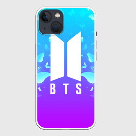 Чехол для iPhone 13 с принтом BTS BUTTERFLIES в Белгороде,  |  | bangtan boys | bt21 | bts | bts army | bts stickers | butterflies | j hope | jimin | jin | jungkook | k pop | rap monster | rapmon | suga | v | бабочки | бтс | корея | стикеры bts