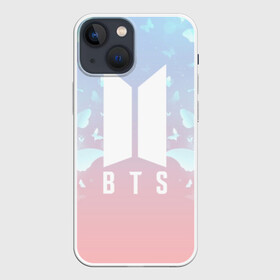 Чехол для iPhone 13 mini с принтом BTS BUTTERFLIES в Белгороде,  |  | bangtan boys | bt21 | bts | bts army | bts stickers | butterflies | j hope | jimin | jin | jungkook | k pop | rap monster | rapmon | suga | v | бабочки | бтс | корея | стикеры bts