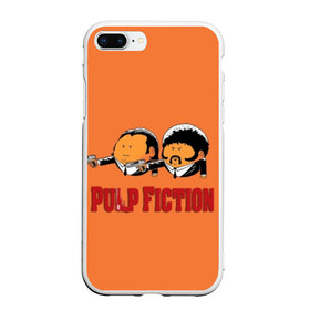 Чехол для iPhone 7Plus/8 Plus матовый с принтом Pulp Fiction - Art 2 в Белгороде, Силикон | Область печати: задняя сторона чехла, без боковых панелей | art | film | movie | pulp fiction | tarantino | кино | криминальное чтиво | приколы | тарантино | фильмы