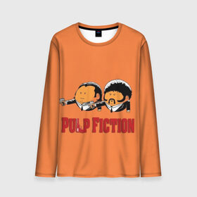 Мужской лонгслив 3D с принтом Pulp Fiction - Art 2 в Белгороде, 100% полиэстер | длинные рукава, круглый вырез горловины, полуприлегающий силуэт | art | film | movie | pulp fiction | tarantino | кино | криминальное чтиво | приколы | тарантино | фильмы