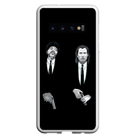 Чехол для Samsung Galaxy S10 с принтом Pulp Fiction - Art 3 в Белгороде, Силикон | Область печати: задняя сторона чехла, без боковых панелей | Тематика изображения на принте: art | film | movie | pulp fiction | tarantino | кино | криминальное чтиво | приколы | тарантино | фильмы