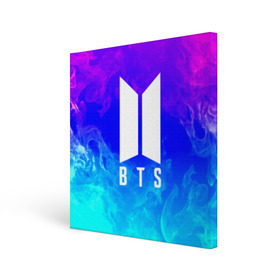 Холст квадратный с принтом BTS в Белгороде, 100% ПВХ |  | bangtan boys | bt21 | bts | bts army | bts stickers | fire | flame | j hope | jimin | jin | jungkook | k pop | rap monster | rapmon | suga | v | бтс | корея | стикеры bts