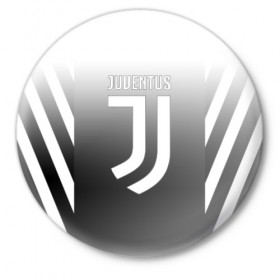 Значок с принтом JUVENTUS в Белгороде,  металл | круглая форма, металлическая застежка в виде булавки | cr7 | fc | football | football club | juve | juventus | ronaldo | sport | роналдо | спорт | спортивные | униформа | фирменные цвета | фк | футбол | футбольный клуб | ювентус