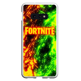 Чехол для Samsung S10E с принтом FORTNITE TOXIC FLAME в Белгороде, Силикон | Область печати: задняя сторона чехла, без боковых панелей | Тематика изображения на принте: 2019 | cybersport | esport | fire | flame | fortnite | game | logo | toxic flame | броня | игра | киберспорт | огонь | фиолетовый | фирменные цвета | фортнайт