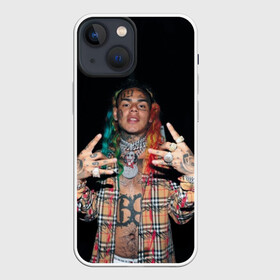 Чехол для iPhone 13 mini с принтом 69 в Белгороде,  |  | 6ix9ine | bebe | daniel hernandez | rap | stoopid | tekashi | рэп | сикснайн | текаши