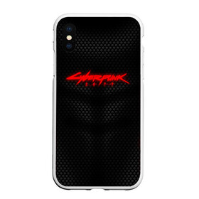 Чехол для iPhone XS Max матовый с принтом КОСТЮМ CYBERPUNK 2077 в Белгороде, Силикон | Область печати: задняя сторона чехла, без боковых панелей | Тематика изображения на принте: abstraction | cyber | cyberpunk | cyberpunk 2077 | future | geometry | hack | hexagon | neon | night city | samurai | sci | techno | texture | абстракция | андроиды | безумие | броня | будущее | геометрия | кибер | краски | логотип | неон | неоновый | роб