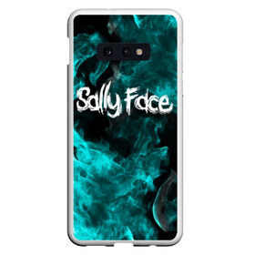 Чехол для Samsung S10E с принтом SALLY FACE в Белгороде, Силикон | Область печати: задняя сторона чехла, без боковых панелей | face | fire | flame | game | horror | larry | sally | sally face | sanity s fall | игра | ларри | мальчик с протезом | огонь | салли | салли фейс | ужасы