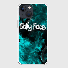 Чехол для iPhone 13 mini с принтом SALLY FACE в Белгороде,  |  | face | fire | flame | game | horror | larry | sally | sally face | sanity s fall | игра | ларри | мальчик с протезом | огонь | салли | салли фейс | ужасы