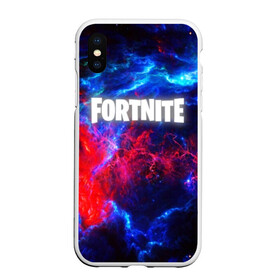 Чехол для iPhone XS Max матовый с принтом FORTNITE SPACE в Белгороде, Силикон | Область печати: задняя сторона чехла, без боковых панелей | Тематика изображения на принте: 2019 | armor | colors | cybersport | esport | fortnite | galaxy | game | llama | logo | paints | space | абстракция | броня | вселенная | галактика | звезда | звезды | игра | киберспорт | космическ