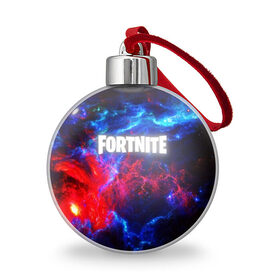 Ёлочный шар с принтом FORTNITE SPACE в Белгороде, Пластик | Диаметр: 77 мм | 2019 | armor | colors | cybersport | esport | fortnite | galaxy | game | llama | logo | paints | space | абстракция | броня | вселенная | галактика | звезда | звезды | игра | киберспорт | космическ