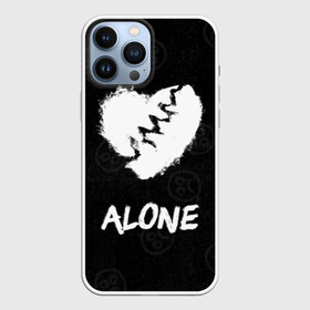 Чехол для iPhone 13 Pro Max с принтом Alone в Белгороде,  |  | alone | baby | bad | broken | cry | lil | lil peep | peep | rap | rose | sad | tentacion | xxxtentacion | лил | лил пип | пип | реп | роза | сердце | тентасион