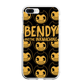 Чехол для iPhone 7Plus/8 Plus матовый с принтом Bendy And The Ink Machine (35) в Белгороде, Силикон | Область печати: задняя сторона чехла, без боковых панелей | bendy | bendy and the ink machine | devil | game | horror | ink | mask | бенди | бенди и чернильная машина | краска | чернила