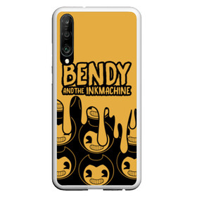 Чехол для Honor P30 с принтом Bendy And The Ink Machine (36) в Белгороде, Силикон | Область печати: задняя сторона чехла, без боковых панелей | Тематика изображения на принте: bendy | bendy and the ink machine | devil | game | horror | ink | mask | бенди | бенди и чернильная машина | краска | чернила