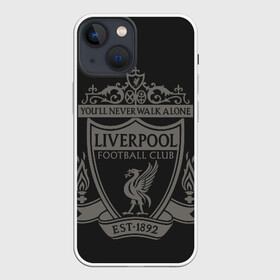 Чехол для iPhone 13 mini с принтом Liverpool   Classic EST.1892 в Белгороде,  |  | Тематика изображения на принте: 0x000000123 | liverpool | ливерпуль
