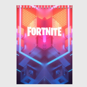 Скетчбук с принтом FORTNITE SEASON 9 в Белгороде, 100% бумага
 | 48 листов, плотность листов — 100 г/м2, плотность картонной обложки — 250 г/м2. Листы скреплены сверху удобной пружинной спиралью | 2019 | armor | armour | cybersport | esport | fortnite | game | logo | season 9 | броня | игра | киберспорт | сезон 9 | фиолетовый | фортнайт