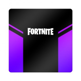 Магнит виниловый Квадрат с принтом FORTNITE SEASON 9 в Белгороде, полимерный материал с магнитным слоем | размер 9*9 см, закругленные углы | 2019 | armor | armour | cybersport | esport | fortnite | game | logo | season 9 | броня | игра | киберспорт | сезон 9 | фиолетовый | фортнайт