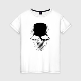Женская футболка хлопок с принтом  GHOST RECON  в Белгороде, 100% хлопок | прямой крой, круглый вырез горловины, длина до линии бедер, слегка спущенное плечо | bones | breakpoint | ghost | ghost recon | ghost recon breakpoint | logo | mask | skell technology | skull | tom clancys | tom clancys ghost recon breakpoint | wildlands | лого | маска | призрак | череп
