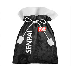 Подарочный 3D мешок с принтом Senpai (Поло) в Белгороде, 100% полиэстер | Размер: 29*39 см | 2 versia | ahegao | anime | manga | paint | red | sempai | senpai | sup | supreme | trend | white | аниме | белый | манга | семпай | сенпай | суп | суприм