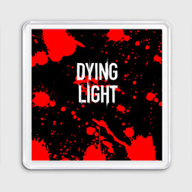 Магнит 55*55 с принтом Dying Light (1) в Белгороде, Пластик | Размер: 65*65 мм; Размер печати: 55*55 мм | dead | dying | dying light | game | light | zombi | дай лайт | зомби | игра