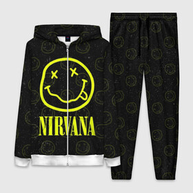 Женский костюм 3D с принтом Nirvana 1 в Белгороде,  |  | cobain | kurt | kurt cobain | nirvana | rock | smile | гитара | кобейн | курт | курт кобейн | нирвана | рок