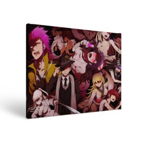 Холст прямоугольный с принтом Danganronpa (Персонажи). в Белгороде, 100% ПВХ |  | anime | bear | black  white | danganronpa | danganronpa monokid | kurokuma | monokuma | monotaro | rabbit | school | shirokuma | аниме | главарь | монокума | персонажи | чёрно белый | школа