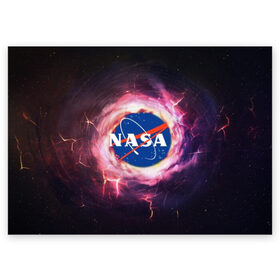 Поздравительная открытка с принтом NASA. в Белгороде, 100% бумага | плотность бумаги 280 г/м2, матовая, на обратной стороне линовка и место для марки
 | galaxy | nasa | outer space | space company | star | астрономия | галактика | звезды | космическая компания | космическое пространство | космос | наса