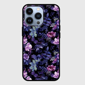 Чехол для iPhone 13 Pro с принтом Цветочный сад в Белгороде,  |  | бутоны | вишня | зимняя вишня | красные ягоды | летняя | лето | листья | малина | мода | плоды | сочная | цветы | ягоды | яркая