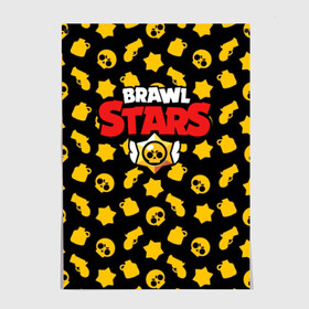 Постер с принтом BRAWL STARS в Белгороде, 100% бумага
 | бумага, плотность 150 мг. Матовая, но за счет высокого коэффициента гладкости имеет небольшой блеск и дает на свету блики, но в отличии от глянцевой бумаги не покрыта лаком | 8 bit | 8 бит | bibi | brawl stars | crow | el brown | leon | leon shark | max | mr.p | sally leon | shark | stars | virus | werewolf | акула | биби | вирус | ворон | леон | оборотень | пингвин