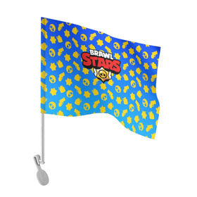 Флаг для автомобиля с принтом BRAWL STARS в Белгороде, 100% полиэстер | Размер: 30*21 см | android | brawl stars | games | mobile game | stars | игры | мобильные игры
