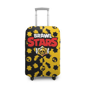 Чехол для чемодана 3D с принтом BRAWL STARS в Белгороде, 86% полиэфир, 14% спандекс | двустороннее нанесение принта, прорези для ручек и колес | android | brawl stars | games | mobile game | stars | игры | мобильные игры