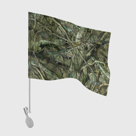 Флаг для автомобиля с принтом Лесной камуфляж в Белгороде, 100% полиэстер | Размер: 30*21 см | камуфляж | лесной камуфляж