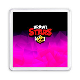 Магнит 55*55 с принтом BRAWL STARS CRYSTALES в Белгороде, Пластик | Размер: 65*65 мм; Размер печати: 55*55 мм | Тематика изображения на принте: android | brawl stars | games | mobile game | stars | игры | мобильные игры