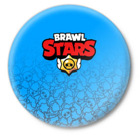 Значок с принтом BRAWL STARS в Белгороде,  металл | круглая форма, металлическая застежка в виде булавки | Тематика изображения на принте: android | brawl stars | games | mobile game | stars | игры | мобильные игры