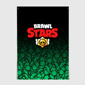 Постер с принтом BRAWL STARS в Белгороде, 100% бумага
 | бумага, плотность 150 мг. Матовая, но за счет высокого коэффициента гладкости имеет небольшой блеск и дает на свету блики, но в отличии от глянцевой бумаги не покрыта лаком | 8 bit | 8 бит | bibi | brawl stars | crow | el brown | leon | leon shark | max | mr.p | sally leon | shark | stars | virus | werewolf | акула | биби | вирус | ворон | леон | оборотень | пингвин